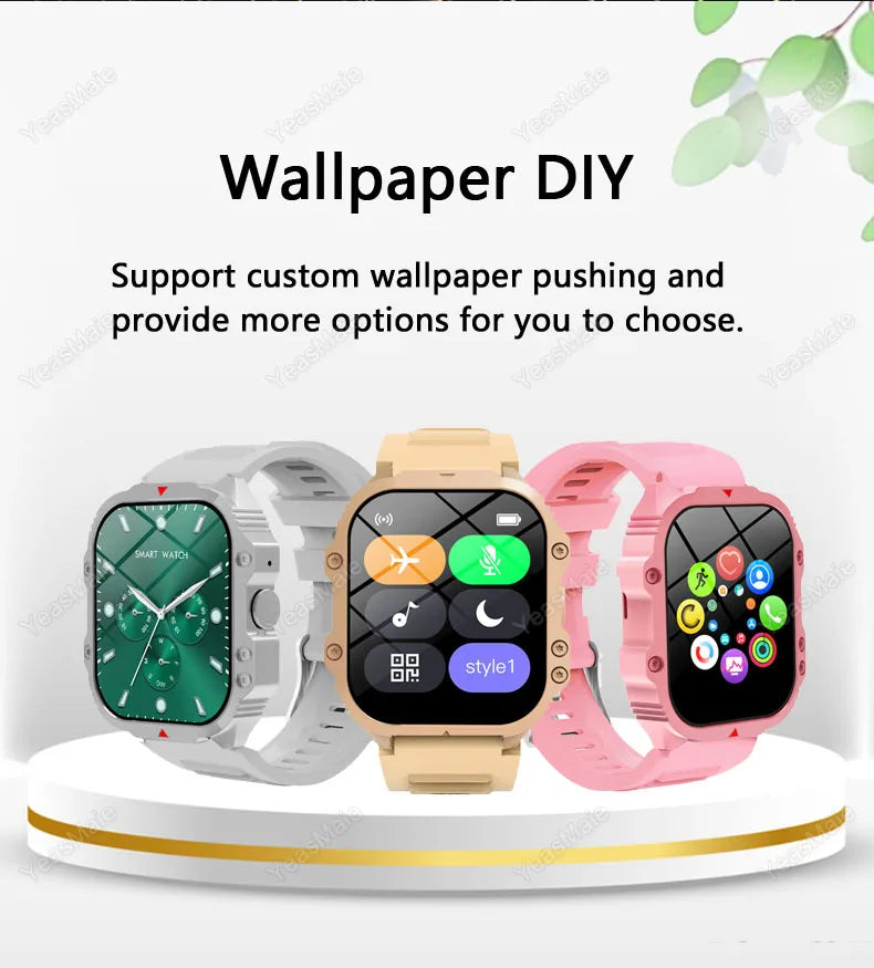 GPS Watch Tracker Outdoorsport Smart Watch Waterproof Phone Calls Heart Rate Monitor Weather Sync DIY Watch Faces Smart Bracelet
