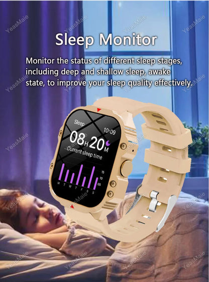 GPS Watch Tracker Outdoorsport Smart Watch Waterproof Phone Calls Heart Rate Monitor Weather Sync DIY Watch Faces Smart Bracelet